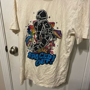 Cream Graphic T-Shirt